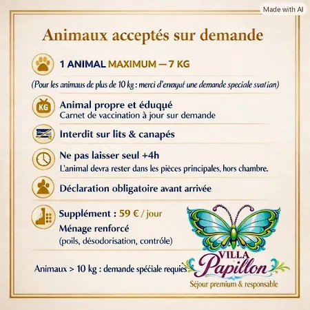 Papillon Clermont Ferrand Βίλα *